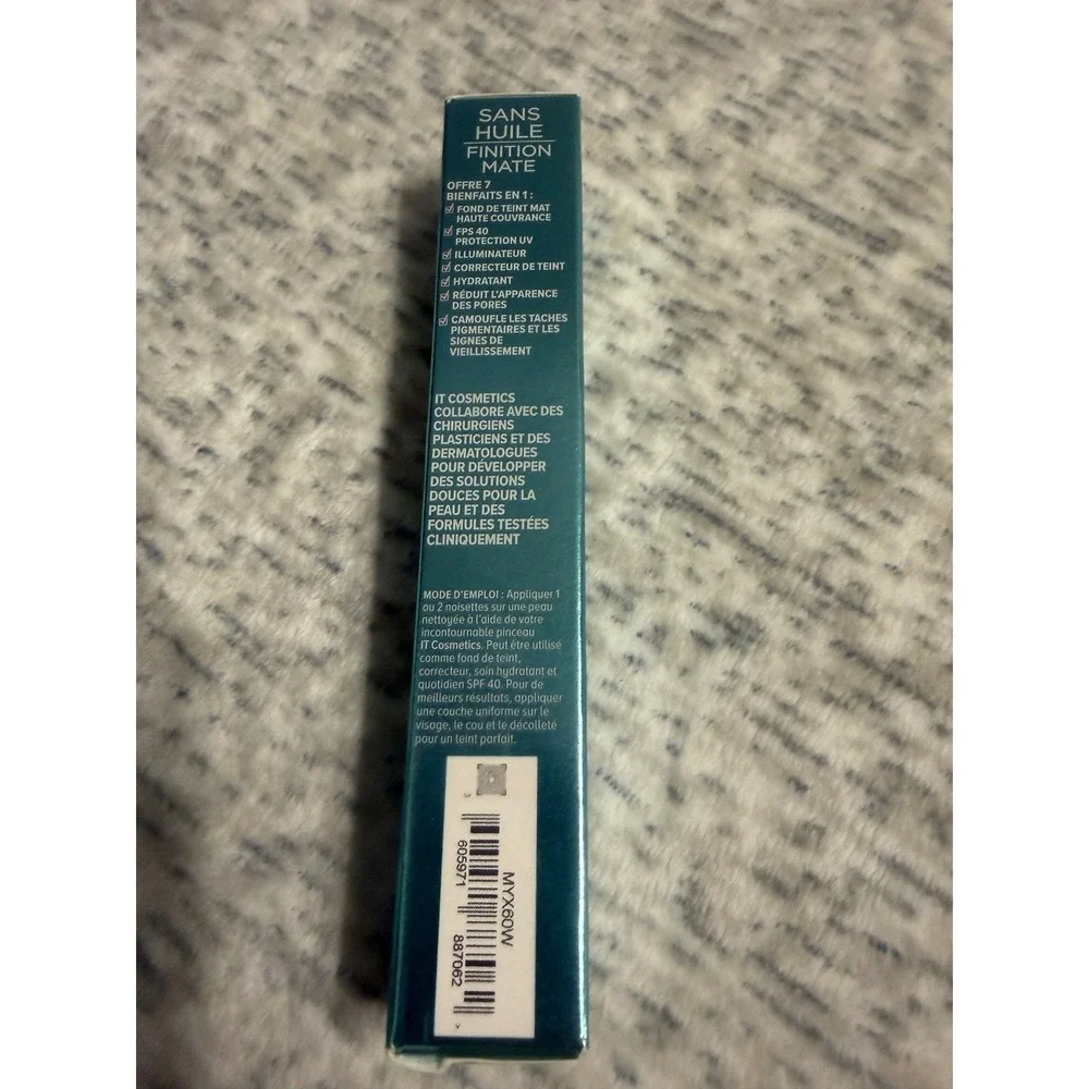 IT Cosmetics CC+ Oil Free Matte SPF 40 Deep‎ Full Coverage Cream 1.08 oz